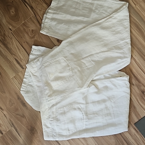 Guess Wide Leg Linen Pans 30 - Picture 4 of 4